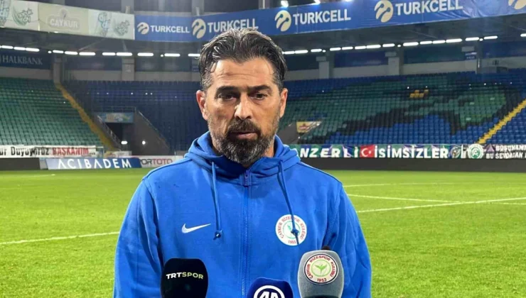 Çaykur Rizespor Teknik Direktörü İlhan Palut: Daha iyi olmamız gerektiğinin farkındayız