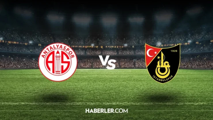 ANTALYASPOR – İSTANBULSPOR CANLI: Antalyaspor – İstanbulspor maçı nereden, nasıl izlenir? Antalyaspor İstanbulspor canlı yayın linki!