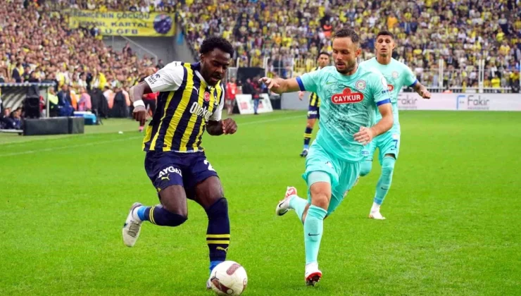 Fenerbahçe, Çaykur Rizespor ile 44. kez karşılaşacak