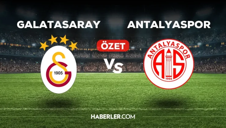 Galatasaray Antalyaspor maç özeti ve golleri izle! (VİDEO) Galatasaray Antalyaspor maçı özeti! Golleri kim attı, maç kaç kaç bitti?