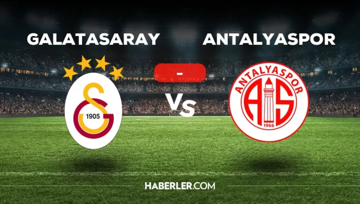 Galatasaray Antalyaspor maçı kaç kaç, bitti mi? MAÇ SKORU! Galatasaray Antalyaspor maçı kaç kaç, canlı maç skoru!