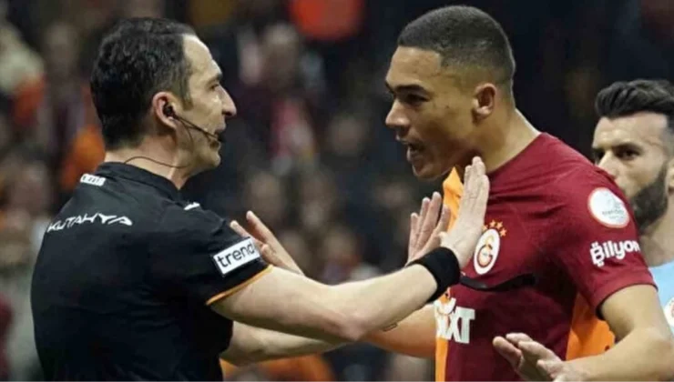 Galatasaraylı Carlos Vinicius’un hakeme küfürlü tepkisi sosyal medyanın gündeminde