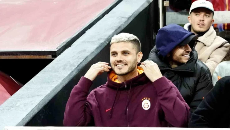 Mauro Icardi, Antalyaspor maçını tribünden izledi