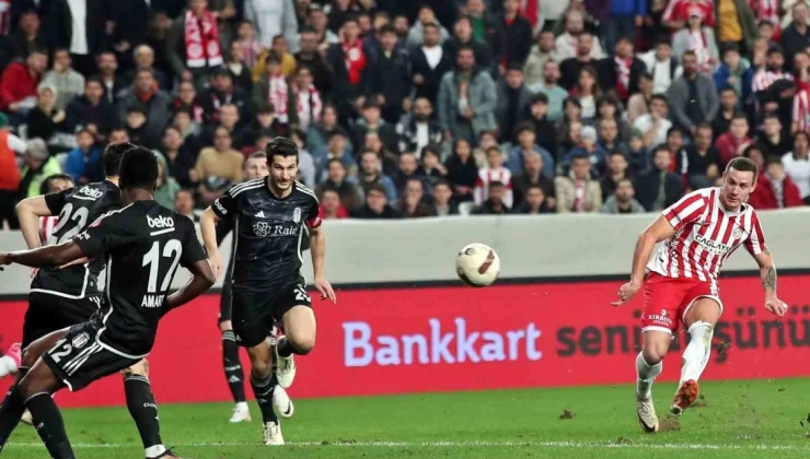 Ziraat Türkiye Kupası Son 16 Turu’nda Antalyaspor, Beşiktaş’ı 1-0 mağlup etti