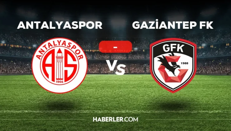 Antalyaspor Gaziantep FK maçı kaç kaç, bitti mi? MAÇ SKORU! Antalyaspor Gaziantep FK maçı kaç kaç, canlı maç skoru!