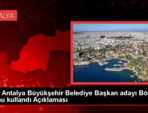 CHP Antalya Büyükşehir Belediye Başkan Adayı Muhittin Böcek Oyunu Kullandı