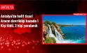 Antalya’da Hafif Ticari Araç Devrildi: 1 Ölü, 2 Yaralı