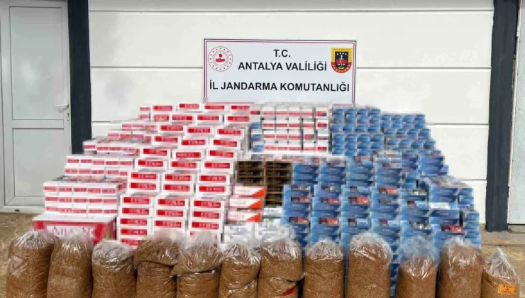Antalya’da Kaçak Sigara ve Tütün Operasyonu: Çok Miktarda Makaron Ele Geçirildi