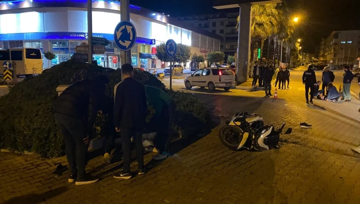Gazipaşa’da Motosiklet Kazası: 2 Kişi Yaralandı