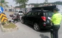 Manavgat’ta motosiklet otomobile çarptı: 1 yaralı