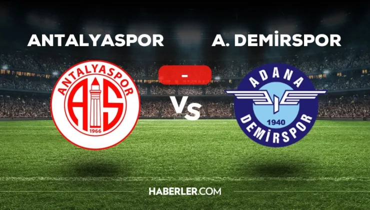 Antalyaspor Adana Demirspor maçı kaç kaç, bitti mi? MAÇ SKORU! Antalyaspor ADS maçı kaç kaç, canlı maç skoru!