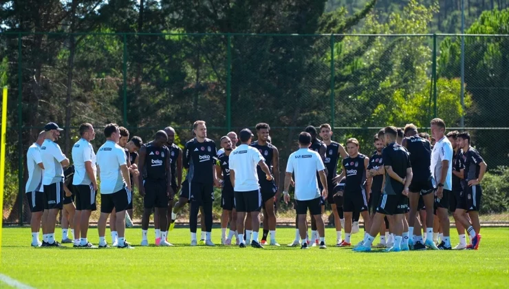 Beşiktaş, Antalyaspor maçı için hazırlıklarını sürdürdü