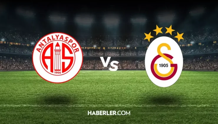 Antalyaspor Galatasaray 11’i! Muhtemel 11 belli oldu mu, maç kadrosu kimler var?