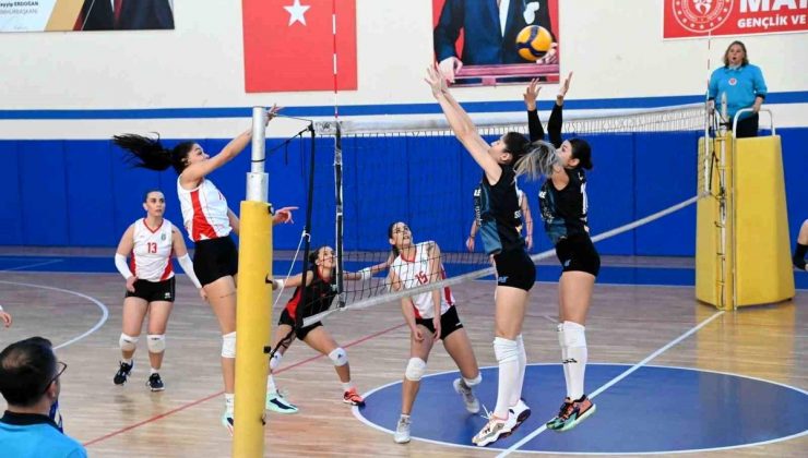 Manavgat Belediyespor Kadın Voleybol Takımı Liderlik Koltuğuna Oturdu