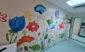 OMÜ Tıp Fakültesi Hastanesi Çocuk Kök Hücre Nakil Birimi Koridorları Rengarenk Boyandı