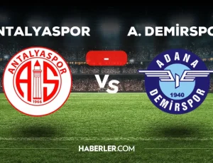 Antalyaspor Adana Demirspor maçı kaç kaç, bitti mi? MAÇ SKORU! Antalyaspor ADS maçı kaç kaç, canlı maç skoru!