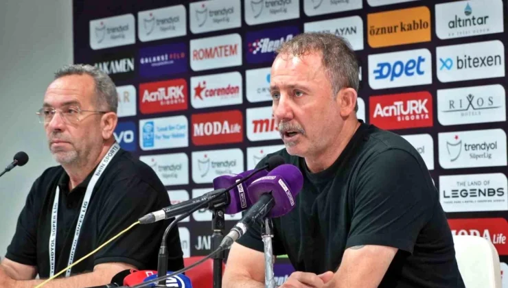 Sergen Yalçın, Antalyaspor’dan ayrılacağını açıkladı