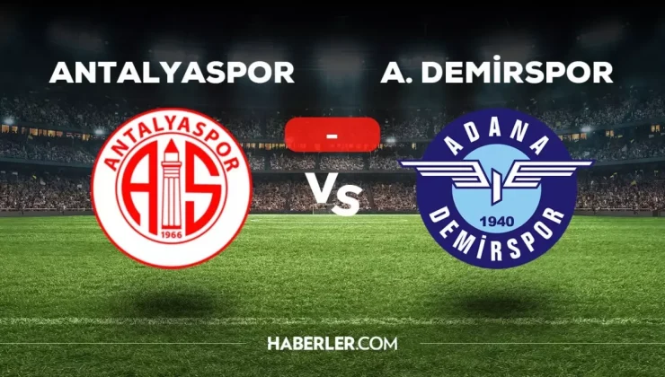 Antalyaspor Adana Demirspor maçı kaç kaç, bitti mi? MAÇ SONUCU! Antalyaspor ADS golleri kim attı, canlı maç anlatımı!