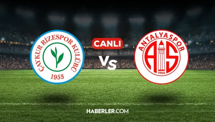 Rizespor Antalyaspor maçı CANLI izle! (ŞİFRESİZ) Rizespor Antalyaspor maçı hangi kanalda, canlı yayın nerede ve nasıl izlenir?