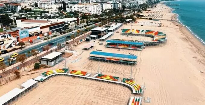 Antalya’da Avrupa Plaj Hentbolu Şampiyonalarına Yönelik Hazırlıklar Devam Ediyor