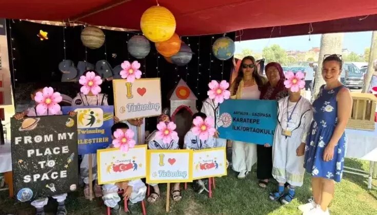 Antalya’da eTwinning Sergisinde Öğrencilerden Yaratıcı Projeler