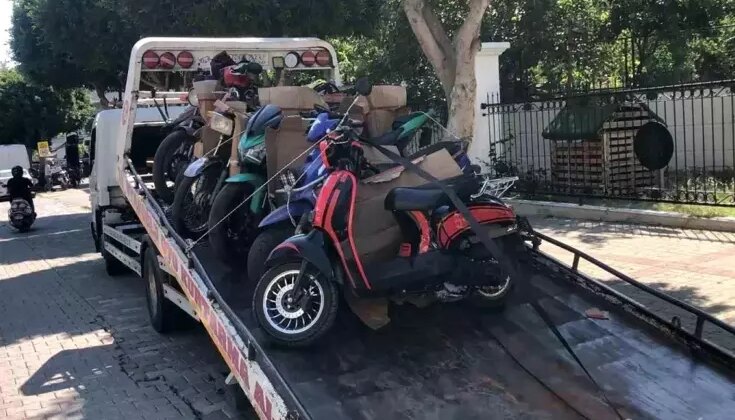 Manavgat’ta Motosiklet Kullanıcılarına Yüksek Ceza Uygulandı!