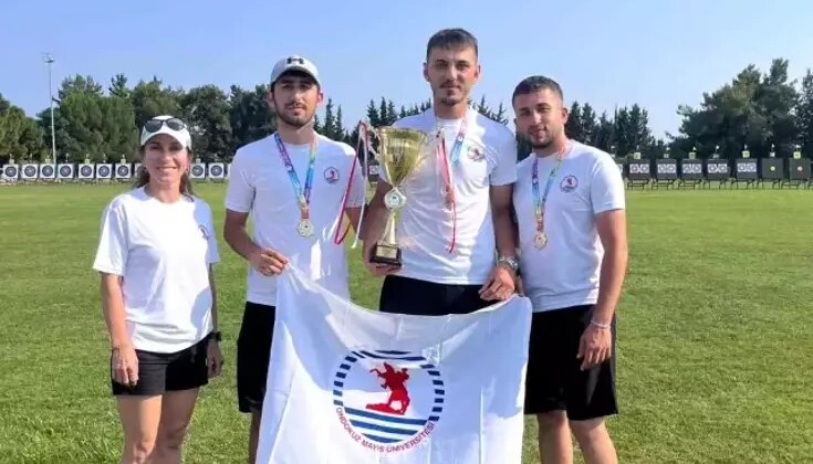 OMÜ Öğrencileri Okçuluk Dalında Türkiye Şampiyonluğunu Kazandı