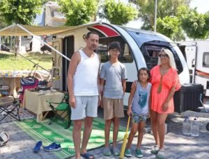 Antalya’da Karavan Parkı Yaz Aylarında Dikkat Çekiyor