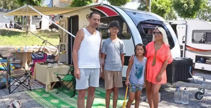 Antalya’da Karavan Parkı Yaz Aylarında Dikkat Çekiyor