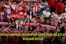 Antalyaspor-Rizespor maçının biletleri sudan ucuz