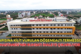 Kapısına kilit vurulan Döşemealtı Termessos Hastanesi'nin ruhsatı ihaleye çıkarılıyor