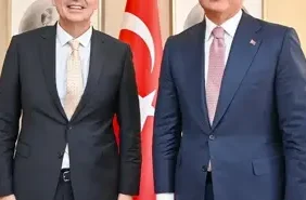 Ersoy, Antalyaspor Başkanı Perçin'i Bakanlıkta Misafir Etti