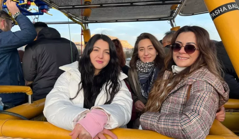Kapadokya’da öğretmenlere özel sıcak hava balonlarıyla unutulmaz deneyim